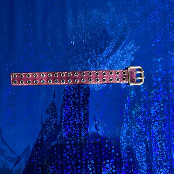 Coach Purple Grommet Leather Bracelet - Picture 10 of 10